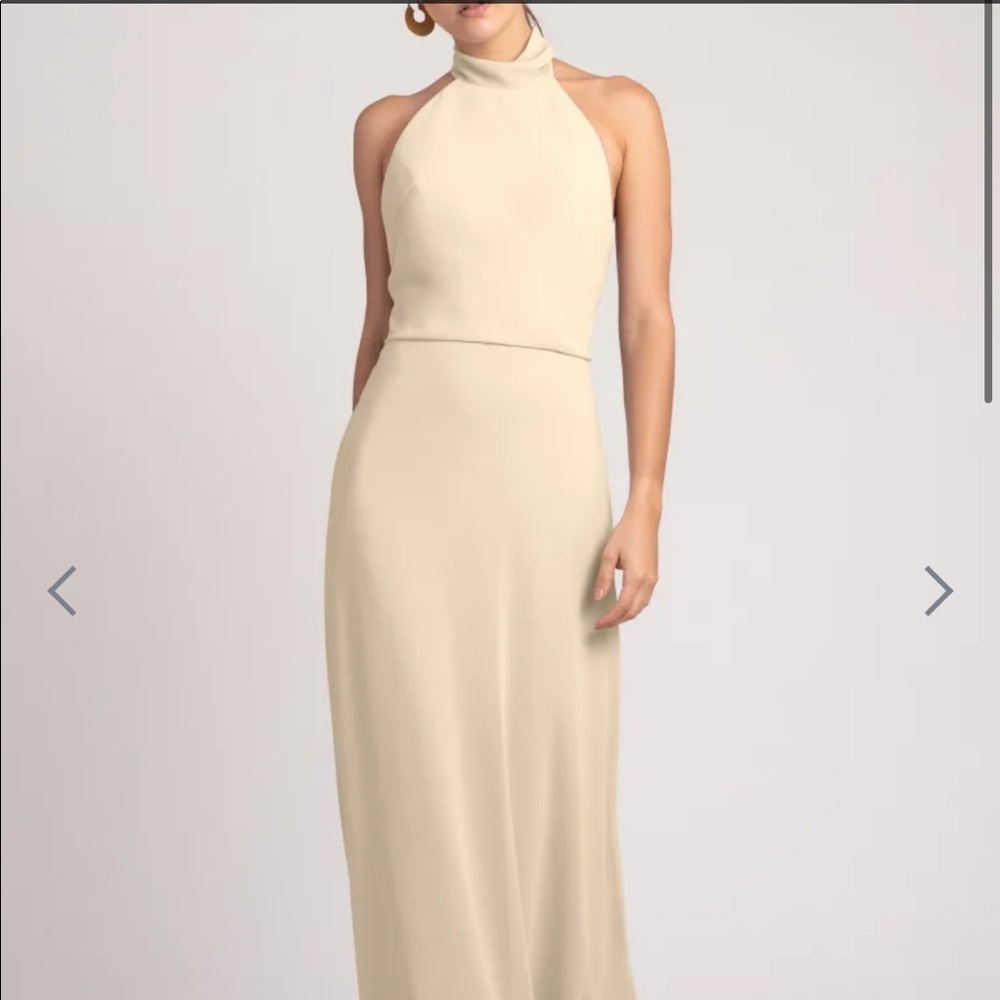 Jenny Yoo Halter Floor length gown